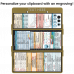 WhiteCoat Clipboard® Trifold - Tactical Brown Critical Care Edition